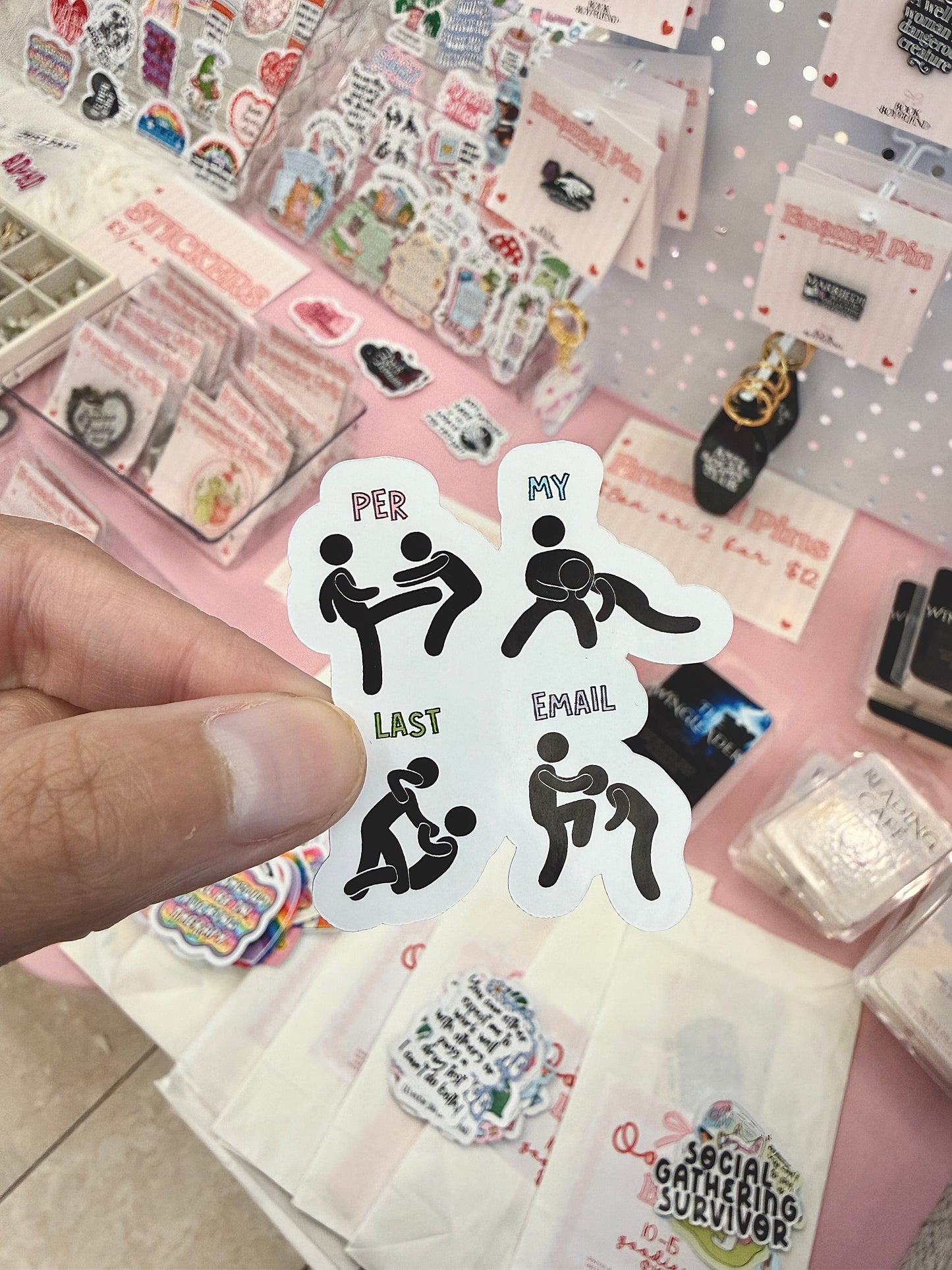 Per My Last Email Fight Sticker