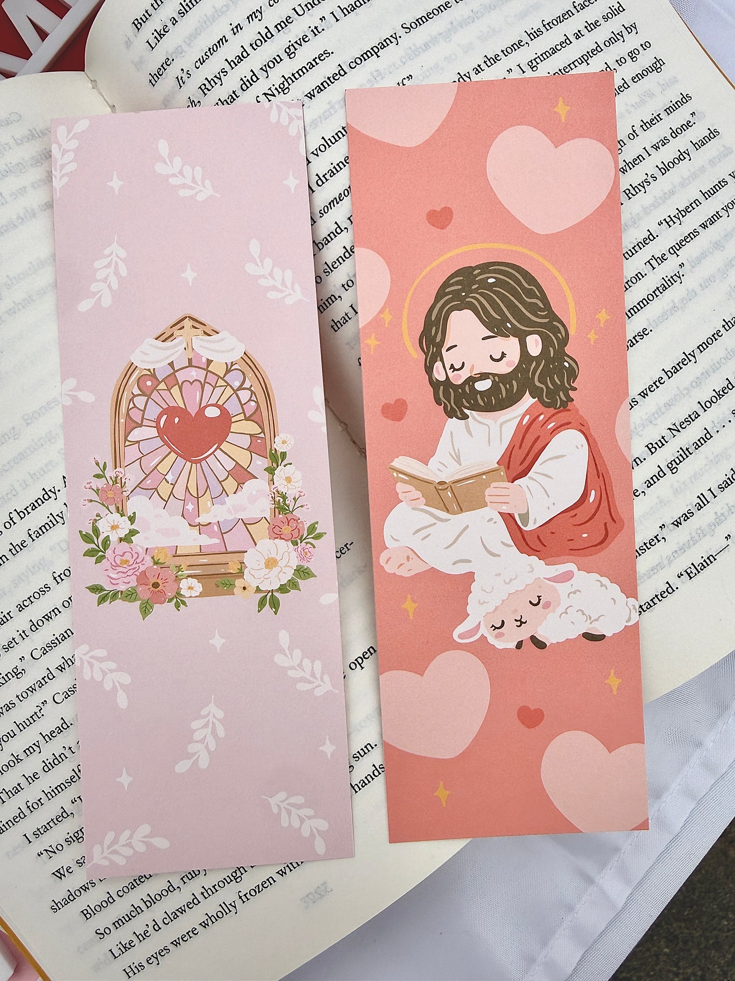 Christian Bookmark | Jesus Bookmark | Faith Based Bookmark | Bible Bookmark | Religious Gift | Passover Bookmark | Easter | He Has Risen