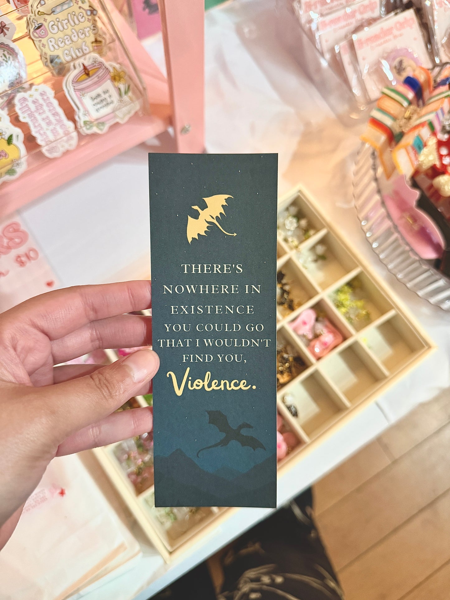 There's Nowhere in Existence I wouldn't Find You Bookmark | Fantasy Romance | Dragon Reader Bookmark Morally Grey | Wingleader
