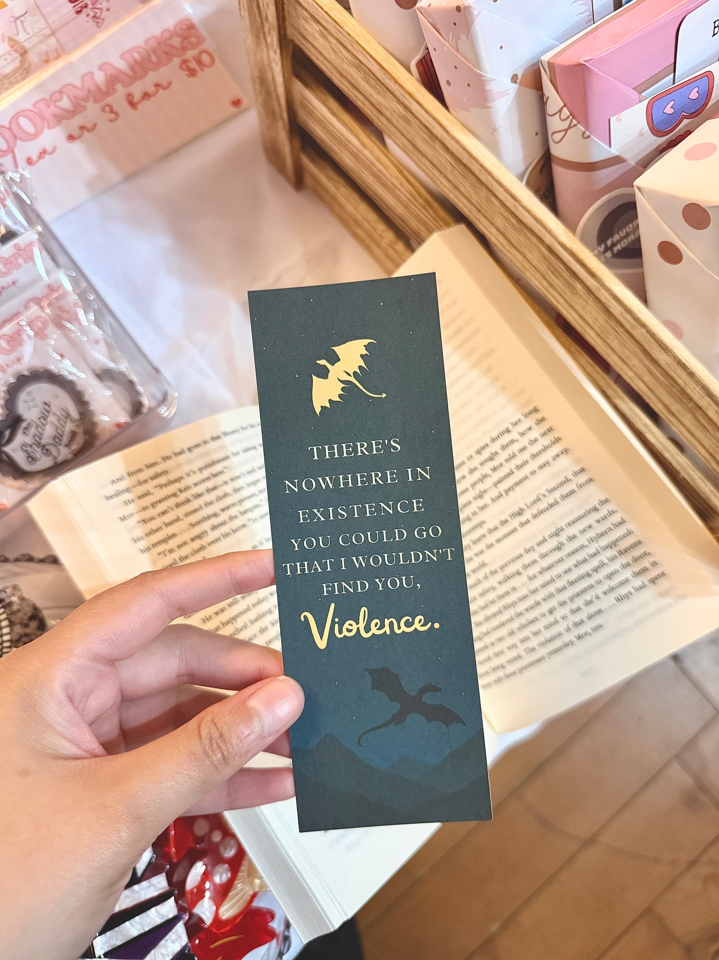 There's Nowhere in Existence I wouldn't Find You Bookmark | Fantasy Romance | Dragon Reader Bookmark Morally Grey | Wingleader