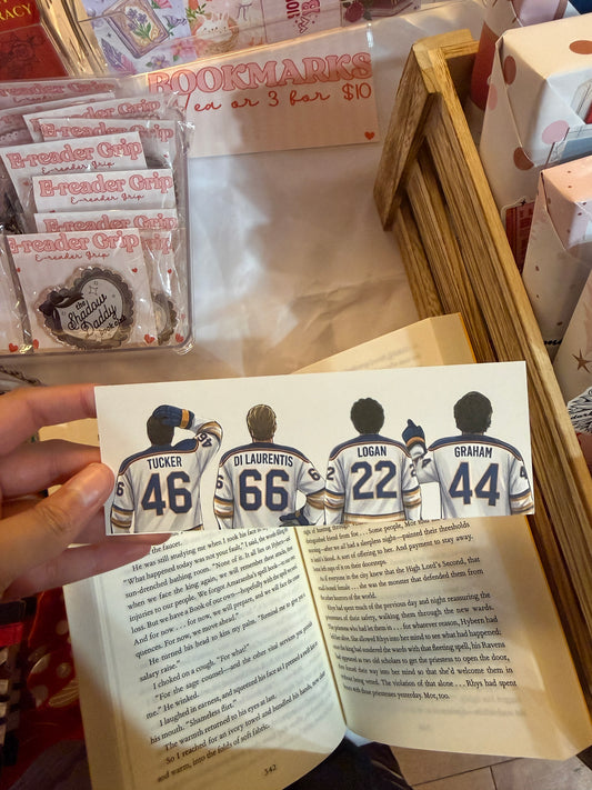 Briar University Hockey Bookmark | Hockey Romance Inspired Bookmark | Sports Romance Gift | Book Lover Gift