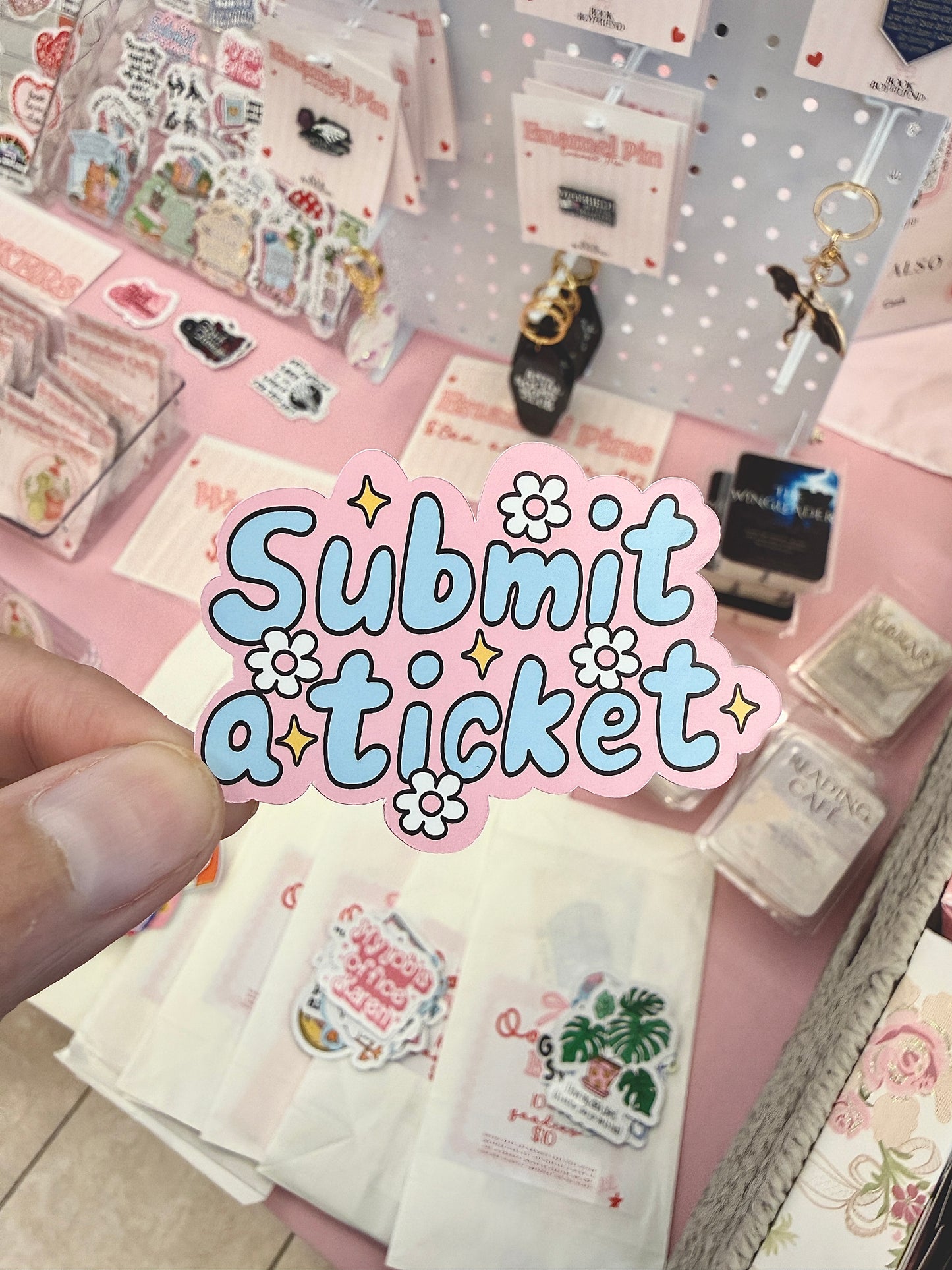 Submit a Ticket Sticker