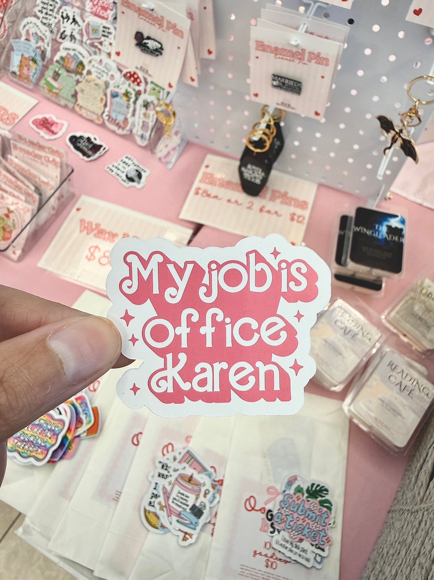 My Job Is Office Karen Sticker