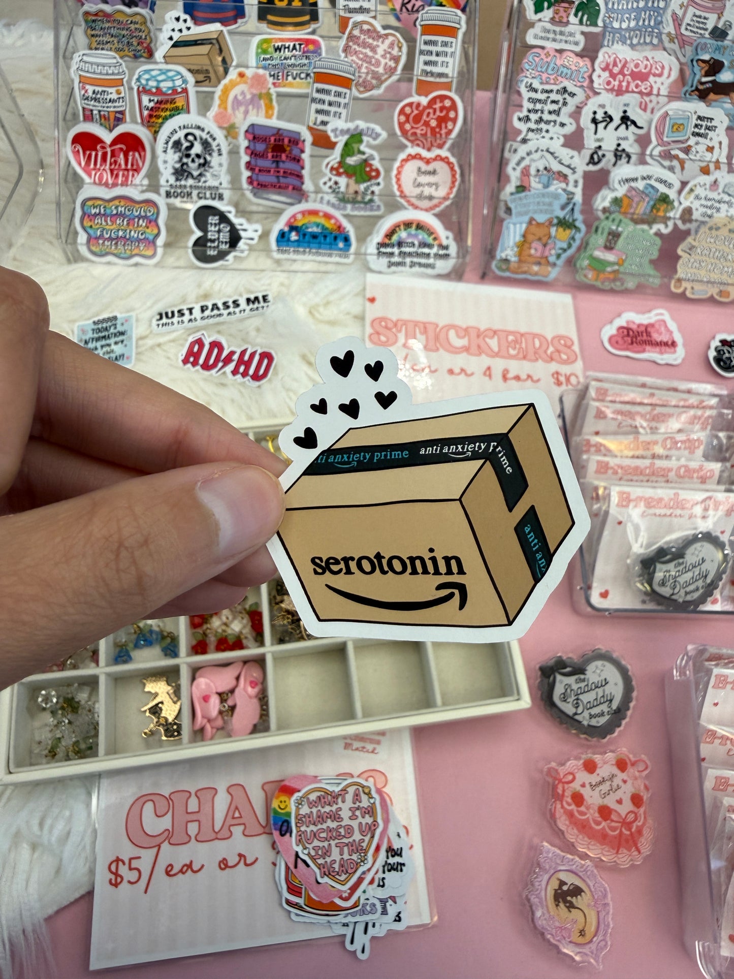 Serotonin Delivery Box Sticker