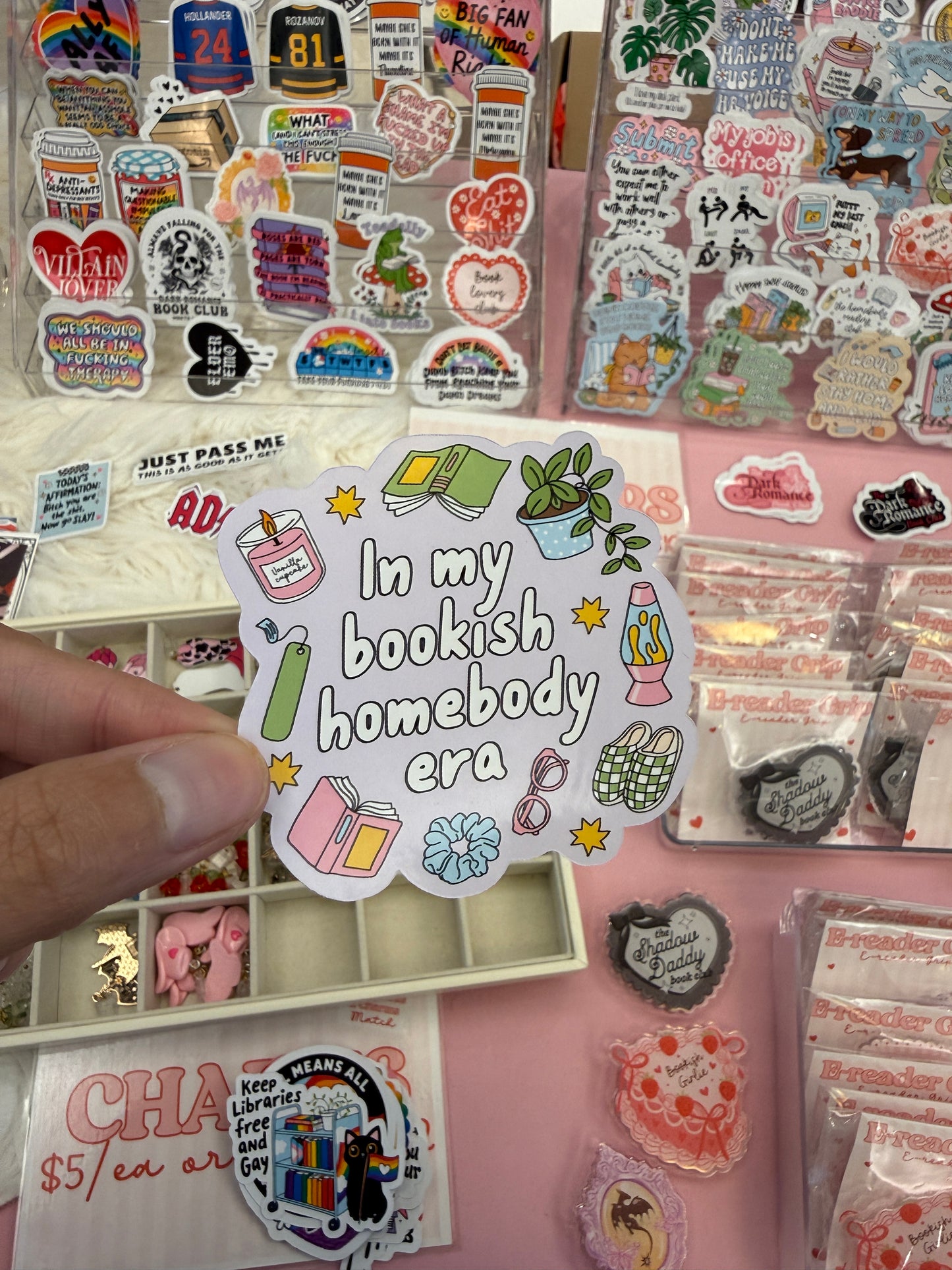 In My Bookish Homebody Era Sticker