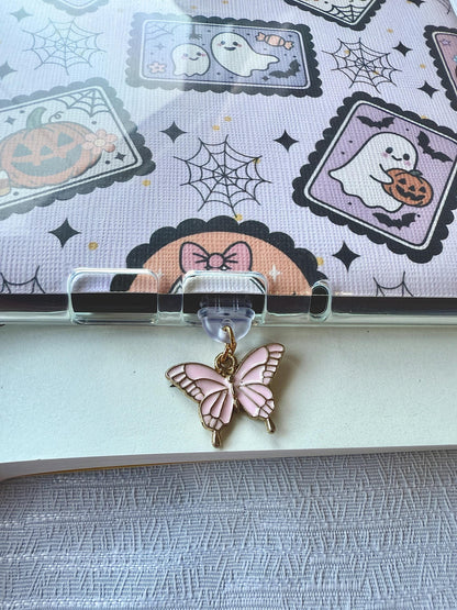 Butterfly Kindle Charm, Cute Phone Charm, Bookish Accessory for Readers, Book Lover Gift, Aesthetic Kindle Accessory
