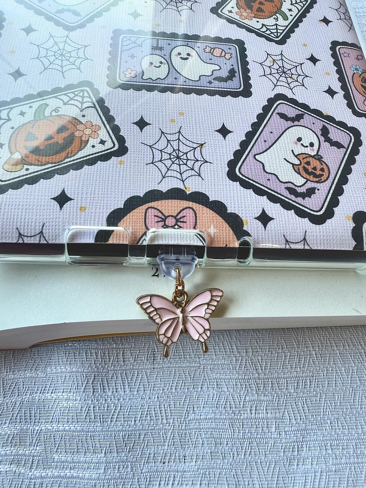 Butterfly Kindle Charm, Cute Phone Charm, Bookish Accessory for Readers, Book Lover Gift, Aesthetic Kindle Accessory