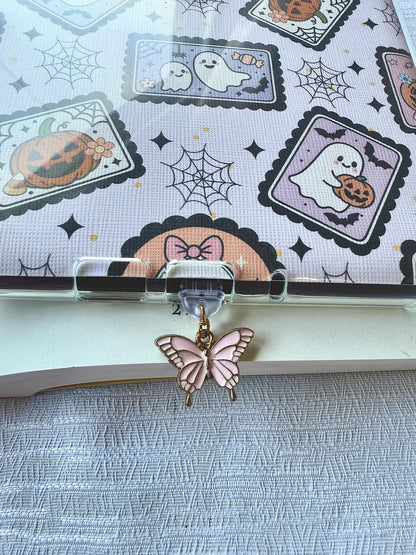 Butterfly Kindle Charm, Cute Phone Charm, Bookish Accessory for Readers, Book Lover Gift, Aesthetic Kindle Accessory