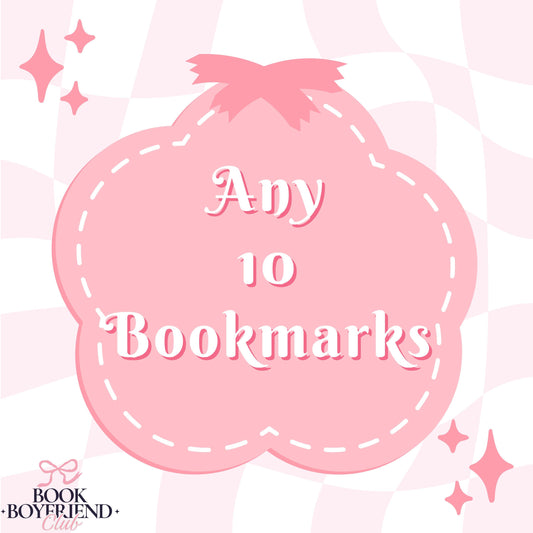 Any 10 Bookmarks Bundle | Mix & Match Bookish Bookmark Set | Romance Reader Gift | Book Lover Bundle | Booktok Aesthetic Reading Gift