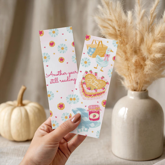 Birthday Bookmark | Book Lover Birthday Gift | Cute Reader Gift | Bookish Birthday Aesthetic | Book Lover Gift | Happy Birthday