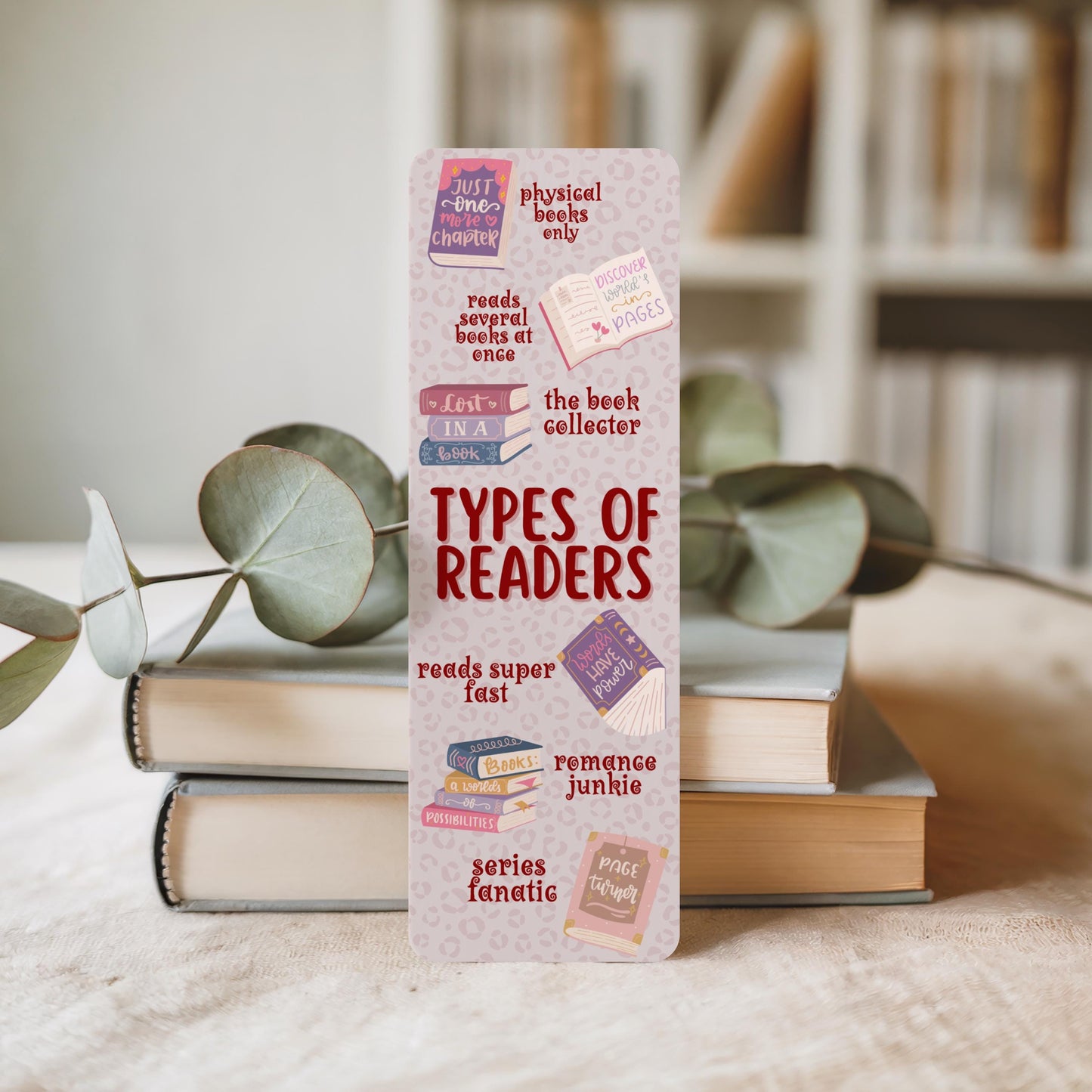 Types of Readers Bookmark | Funny Bookish Bookmark | Reader Personality Bookmark | Book Lover Gift | Booktok Reader Gift