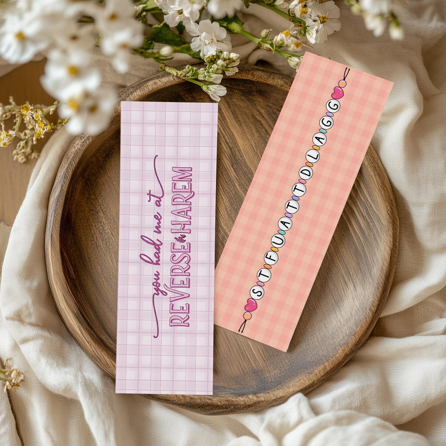 Reverse Harem Bookmark | Romance Reader Bookmark | Spicy Bookish Gift | Book Lover Gift | Funny Bookmark | Romantasy Gift | STFUATTDLAGG