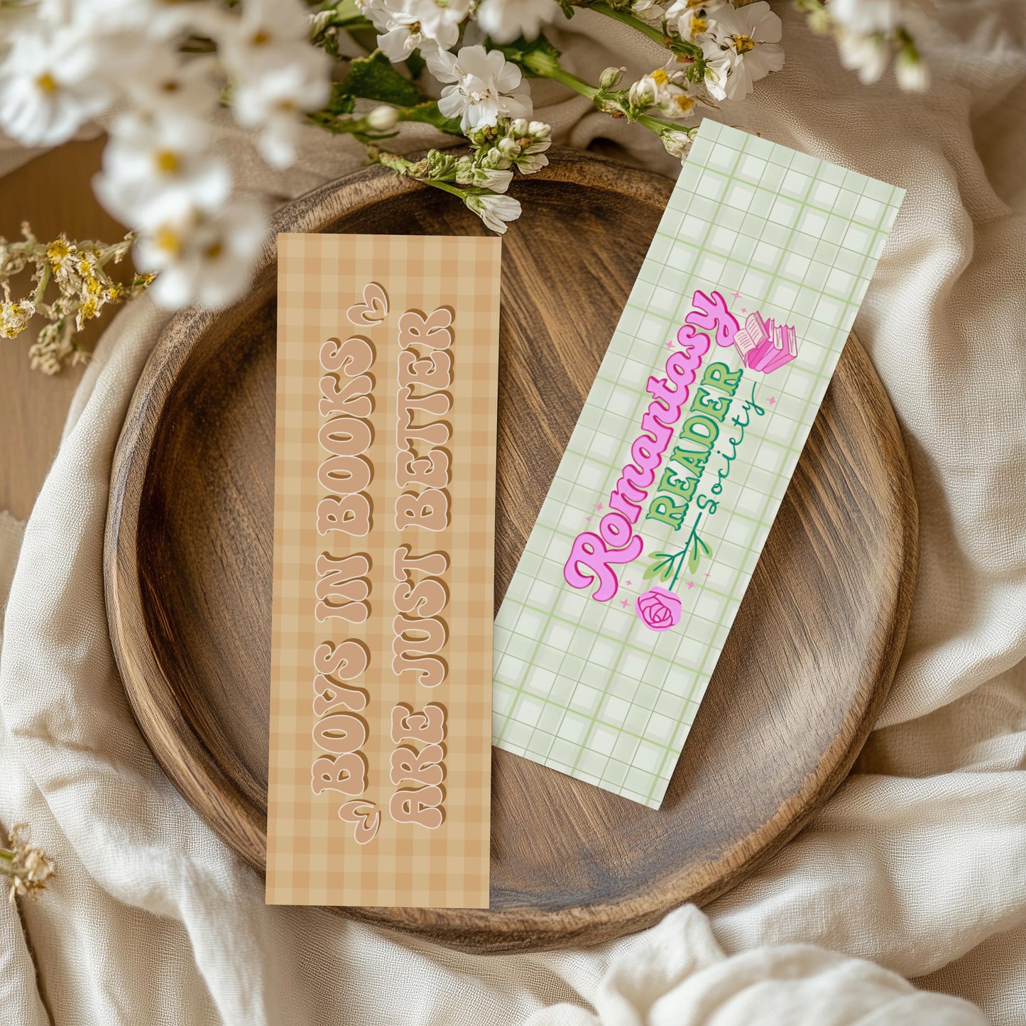 Romance Reader Bookmark | Romance Reader Society | Book Lover Gift | Cute Bookish Bookmark | Reader Gift | Book Boyfriend Bookmark |
